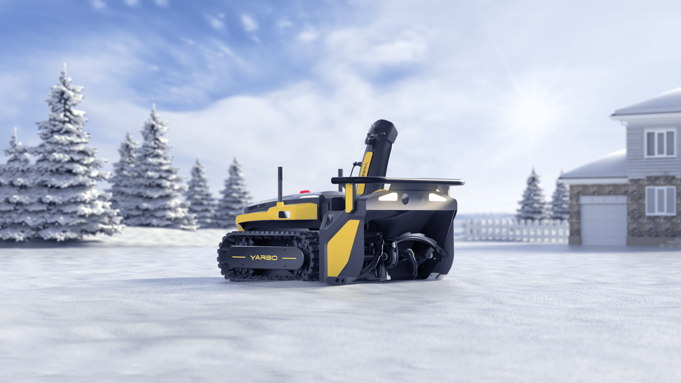 Remote Control Snow Blower Robot For Sale