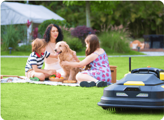 Enjoy lawn therapy and quality family time