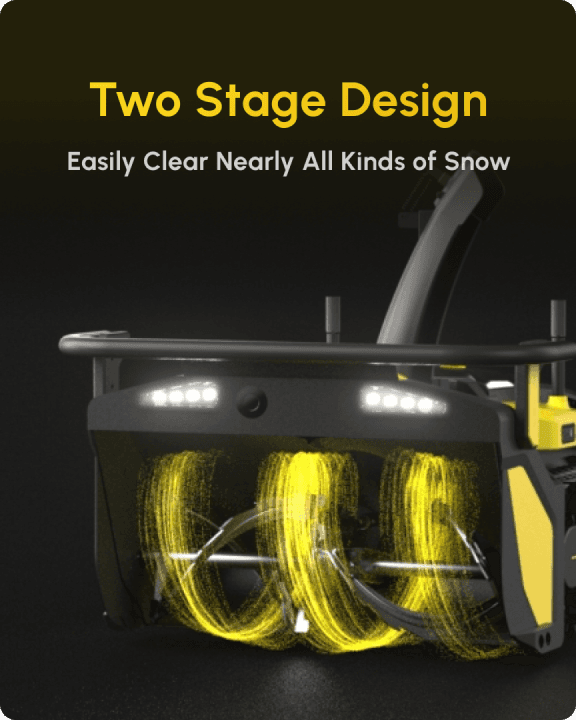 Two stage Robotic snowblower Yarbo